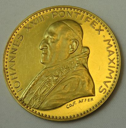 null VATICAN. JEAN XXIII. Médaille. 1962. Or. 34,97 g. Superbe. 