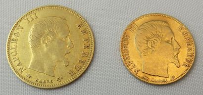 null NAPOLEON III (1852-1870). 5 francs petit module. Paris. 1854. (G. 1000). 5 francs...