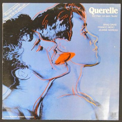 null ANDY WARHOL. Querelle" (1982) Impression sur pochette disque. 31 x 31 cm.