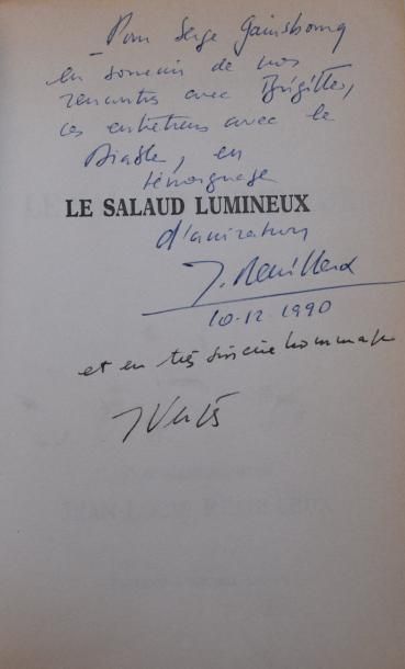 null LIVRE "Le Salaud Lumineux" de Jacques VERGES offert à Serge Gainsbourg; dédicaces...