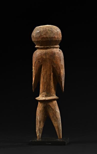 null Statue tchitcheri Moba, Togo. Bois dur à patine brune. Haut.: 33 cm Effigie...