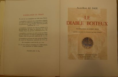 null LESAGE (Alain-René) : Le Diable Boîteux. Paris, Libr. Auguste Blaizot, 1945...