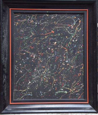 null Jean MARAIS (1913-1998), Composition abstraite, huile sur toile. 61 cm x 50....