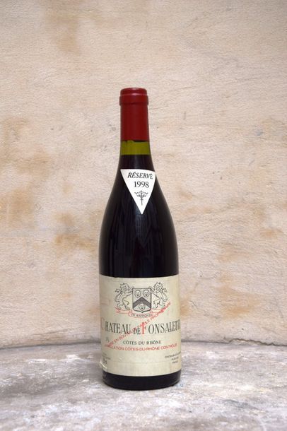 null 1 bouteille CÔTES-DU-RHÔNE Fonsalette 1998 