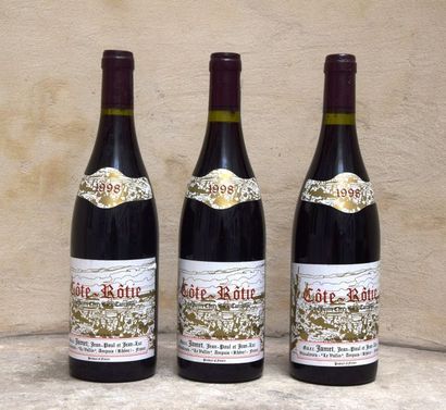 null 3 bouteilles CÔTE-RÔTIE Jamet 1998 