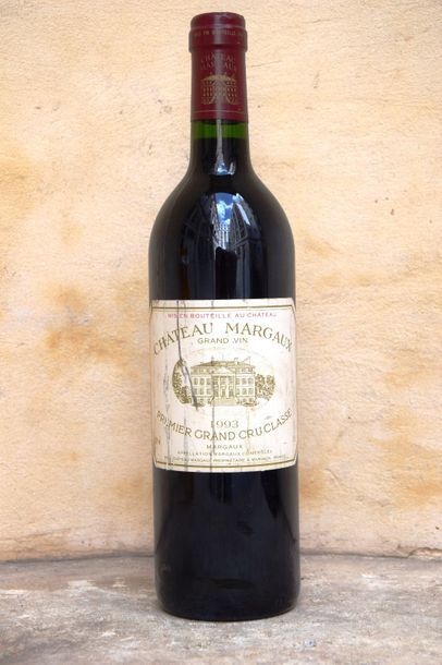 null 1 bouteille CH. MARGAUX, 1° cru Margaux 1993 (ett) 