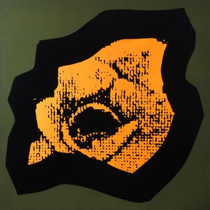 Stephen SPROUSE (1953-2004), Stephen SPROUSE (1953-2004), Orange rose, 1998, Encre...