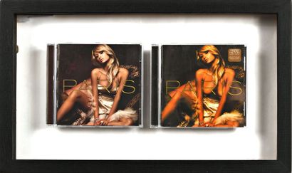 null BANKSY (né en 1975), Paris - 2006, Deux CD, l'original du CD de Paris Hilton...