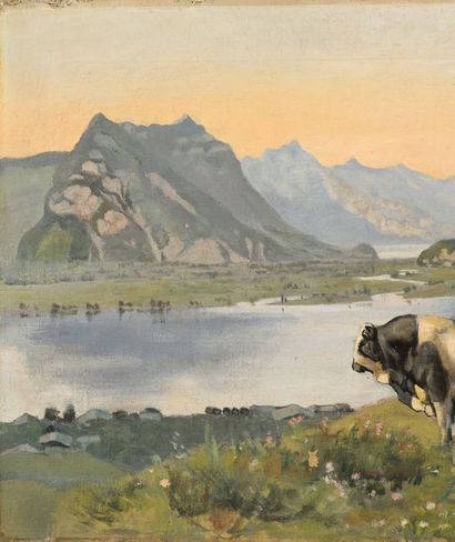 Ferdinand HODLER (1853-1918) Ferdinand HODLER (1853-1918)
Lacs de Thoune et de Brienz...