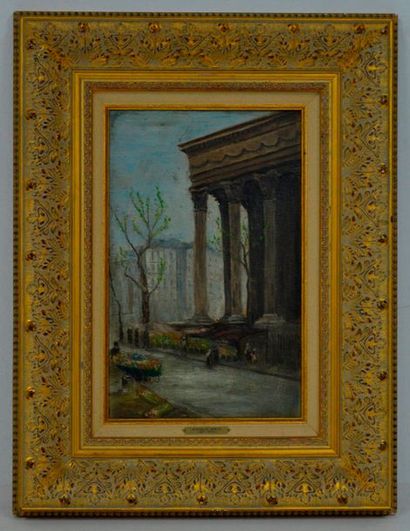 null Ameglio MERIO (1897-1970), La Madeleine, huile sur panneau, cachet au dos. 39...