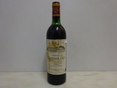 null 1 bouteille CH. PONTET-CANET, 5° cru Pauillac 1982 
