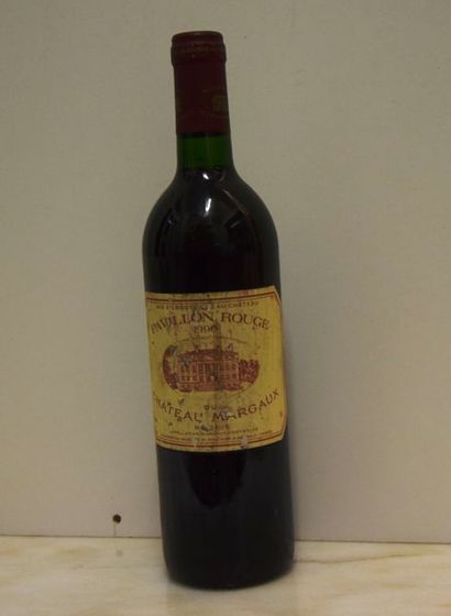 null 1 bouteille PAVILLON ROUGE DU CH. MARGAUX, Margaux 1990 (ea & et)