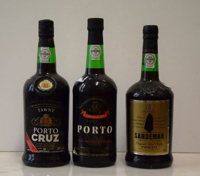 null 3 bouteilles PORTO (Ferreira, Sandeman…) et de vin d'Espagne 