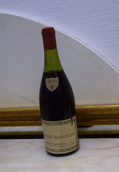 null 1 bouteille GEVREY-CHAMBERTIN Seguin-Manuel 1945 (LB, ela, elt) 