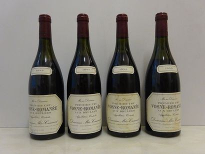 null 4 bouteilles VOSNE-ROMANEE "Aux Brulées", Méo-Camuzet 1989 