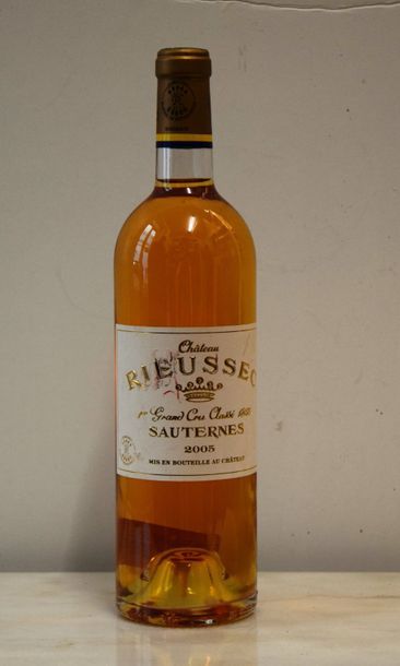 null 1 bouteille CH. RIEUSSEC, 1° cru Sauternes 2005 