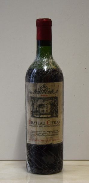 null 1 bouteille CH. CITRAN, Haut-Médoc 1959 (B) 