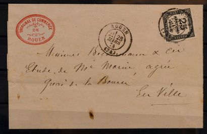 null [FRANCE]. Taxes classiques - 5 lettres dont 2 N°9, 1 n° 5A, n°3, n°2, B à T...