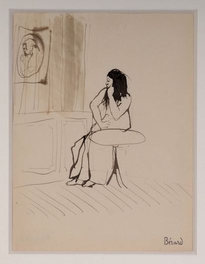 null BERARD Christian Jacques (1902-1949), "Femme", Encre, circa 1930, SBD, 20 x...