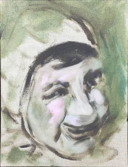 null FORSTENER "BOUFFON" GREGORY, Hais mamne bab ge, 2003, HST, 35 x 27 cm