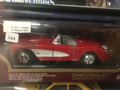null Road legends: Chevrolet corvette 1957, 1/18 éme