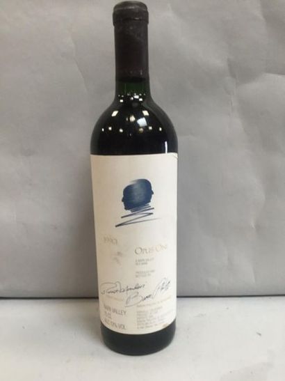 null 1 bt OPUS ONE 1990 , bas goulot