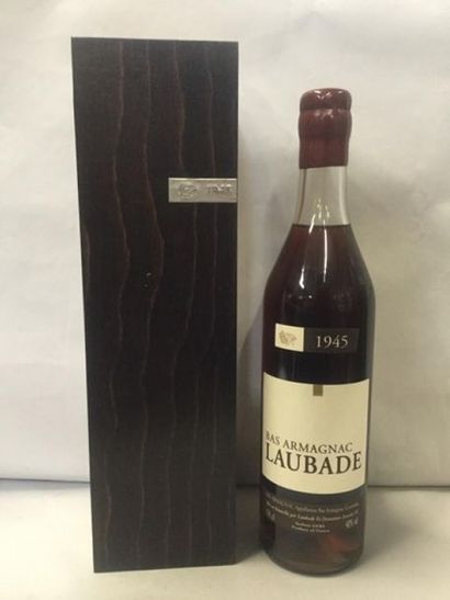 null 1 CHAT. DE LAUBADE 70 CL 1945 BAS ARMAGNAC - LEDA - CB