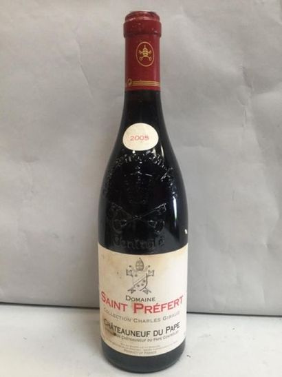 null 7 BT CHATEAUNEUF DU PAPE domaine St Prefert Collection Charles Giraud année...