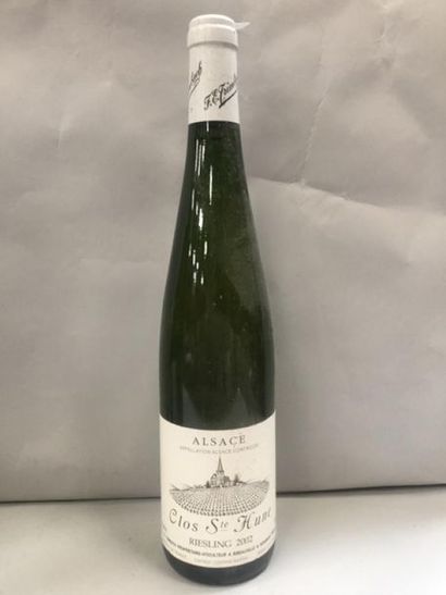 null 2 bt REISLING - CLOS ST HUNE - F.E TRIMBACH - 2002 ( 1 étiquette légèrement...