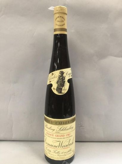 null 1 BT Domaine WEMBACH - REISLING SCLHOSSBERG GC - CUVÉE STe CATHERINE -CLOS DES...