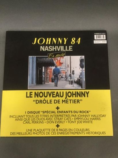 null Collection Johnny HALLYDAY : Coffret vinyle 33 tours "JOHNNY 84 Nashville »