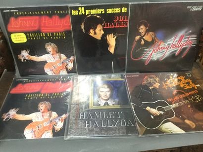 null Collection Johnny HALLYDAY : Six vinyles double album 33 tours "JOHNNY HALL...