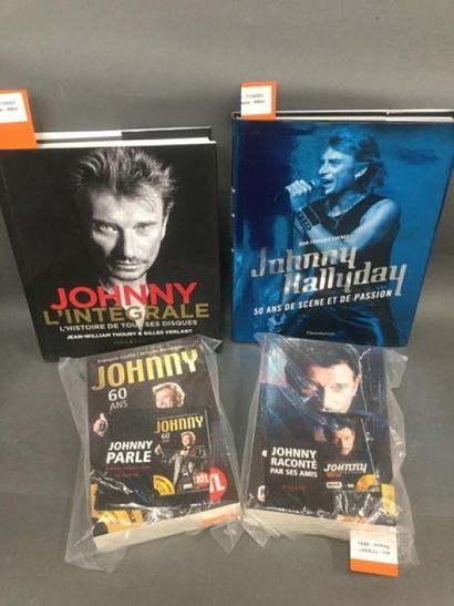 null Collection "JOHNNY HALLYDAY", Lot de 4 livres
