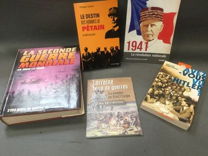 null Lot de livre : La seconde guerre mondiale - Lorraine terre de guerre - avez...
