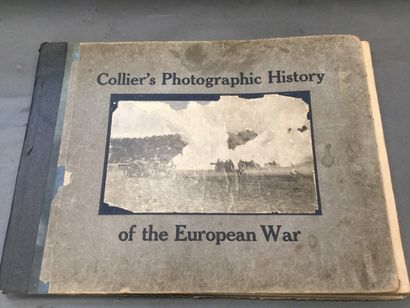 null Livre illustré en anglais "Collier's Photographic History of the European W...