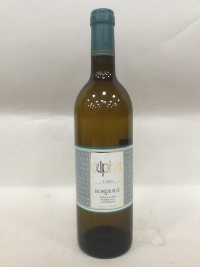 null 11 bt Alpha Bordeaux Blanc 1989 - CBO -