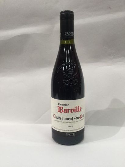 null 6 CHATEAUNEUF-DU-PAPE domaine barville BROTTE 2015