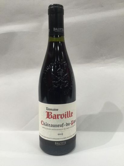 null 6 CHATEAUNEUF-DU-PAPE domaine barville BROTTE 2015