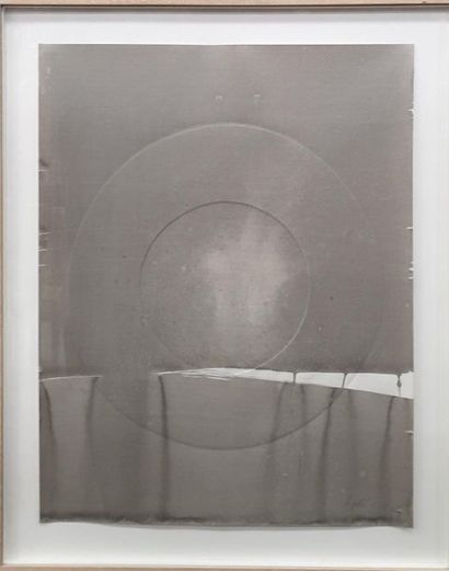 null Jean DEGOTTEX (1918-1988), Metasphère 63 X 49,5 cm Acrylique sur papier, daté...