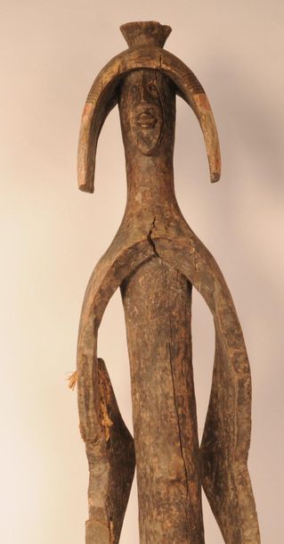 null MUMUYE (NIGERIA vallée de la Benue) Hauteur 108 cm



Ancienne statue asexuée,

résiduel...