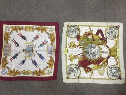 HERMES, silk square on the theme of Napoleon...