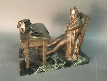 null Emile Joseph CARLIER (1849 - 1937) D'après, Veille de bataille, Sculpture en...