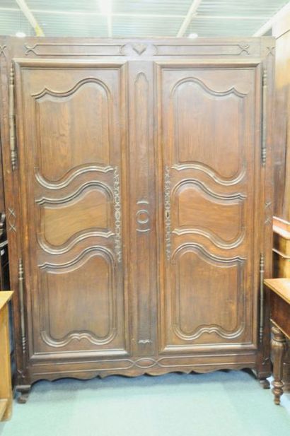 null Armoire en Chêne - 215 x 157 cm ;