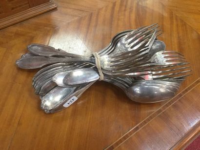 Set of MA comprising: 11 Forks and 12 Sp...
