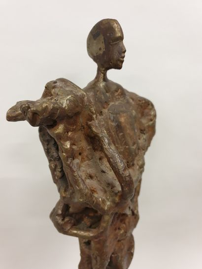 null MRATINKOVIC Milutin (1950), "Voyageur", sculpture en métal et fonte de métal...
