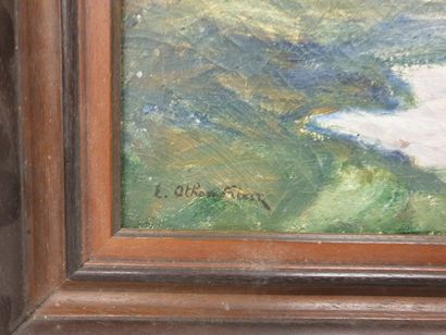 null Emile OTHON FRIESZ (1879-1949), Paysage provençal, HST, SBG, dim. 31 x 39 c...
