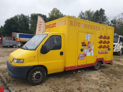null Camionnette Food-truck de marque CITROËN JUMPER, équipé en rôtisserie avec accessoires:...