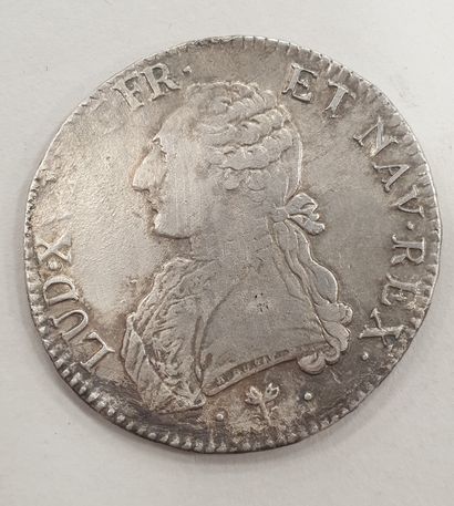 null MONNAIE ROYALE - Louis XVI, écu, 1786, atelier de Bayonne, poids : 28 g