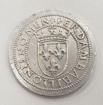 null MONNAIE MODERNE - ESSAI - 1881 au type du Ducat de Louis XII, argent, Poids...