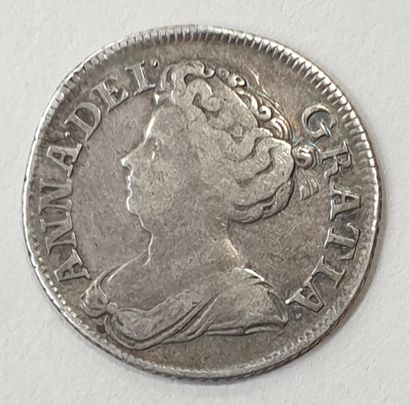 null MONNAIE ÉTRANGÈRE - ROYAUME-UNI, 1 Shilling 1711